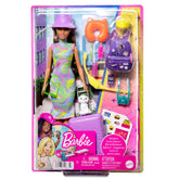 Barbie Travel Set with Teresa Doll, Puppy and Accessories for Kids Ages 3+